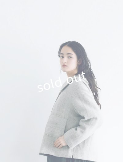 画像15: MAGALI /シェットランドウールリネンコート・ライトベージュ