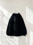 画像6: MAGALI /クォーターニットフリルプルオーバー・ブラック (6)