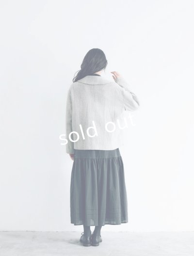 画像14: MAGALI /シェットランドウールリネンコート・ライトベージュ