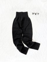 D*g*y／ハラマキニットパンツ・ブラック