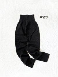 D*g*y／ハラマキニットパンツ・ブラック