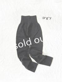 D*g*y／ハラマキニットパンツ・ブラック
