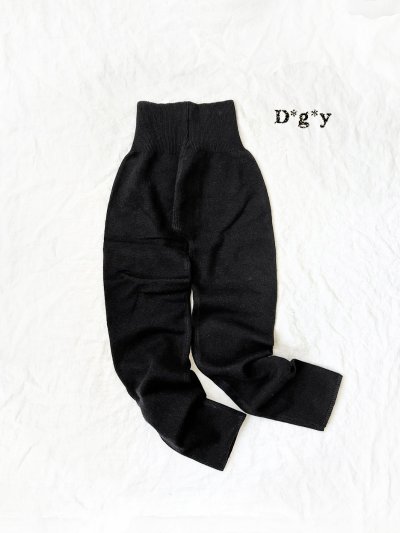 画像1: D*g*y／ハラマキニットパンツ・ブラック