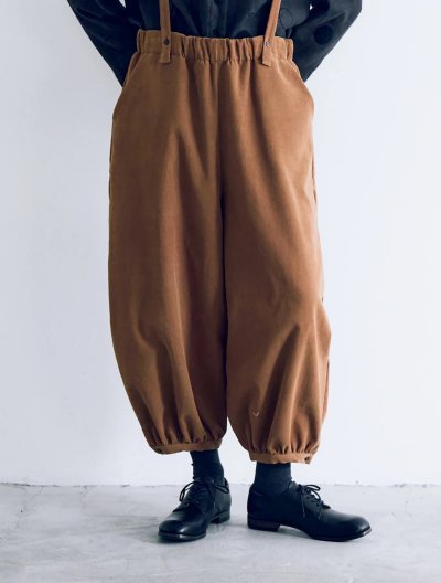 画像17: MAGALI /コーデュロイバルーンパンツ・ブラウン