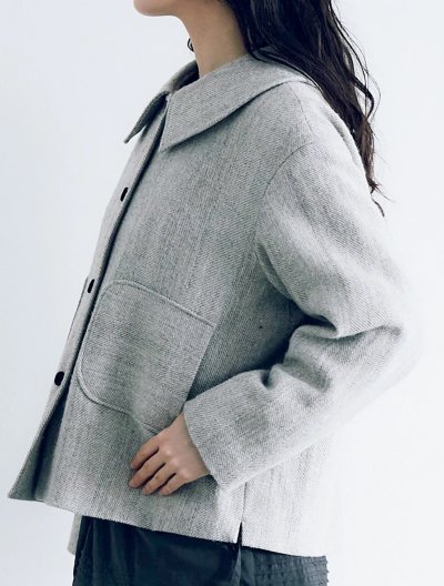 画像17: MAGALI /シェットランドウールリネンコート・ライトベージュ