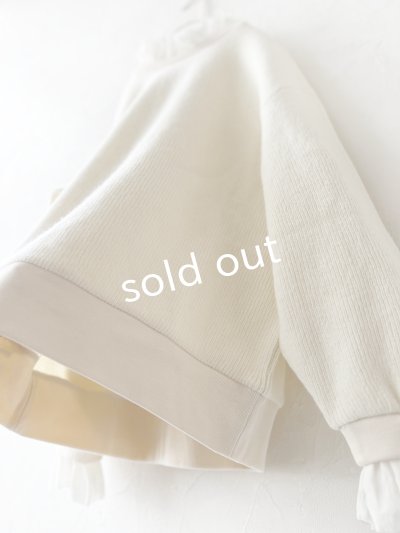 画像18: MAGALI /クォーターニットフリルプルオーバー・ブラック