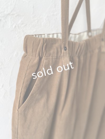 画像7: 【SALE】MAGALI /コーデュロイバルーンパンツ・ブラウン