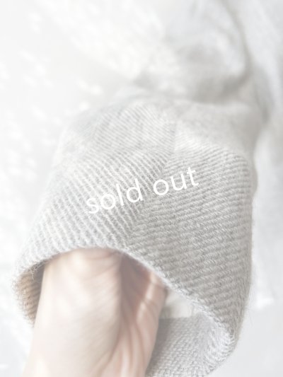 画像6: MAGALI /シェットランドウールリネンコート・ライトベージュ