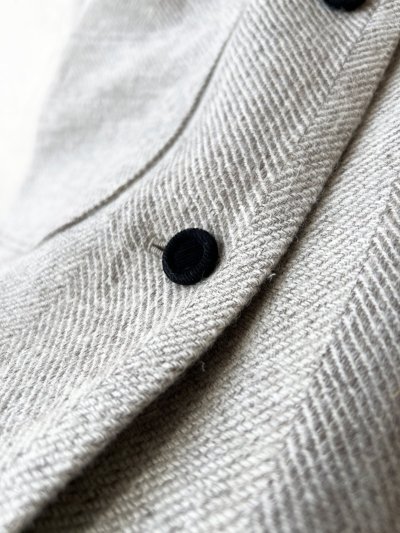 画像9: MAGALI /シェットランドウールリネンコート・ライトベージュ