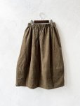 画像6: SO／綾コーデュロイコクーンスカート・カーキ (6)