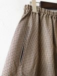 画像3: SO／ギャザーコクーンスカート・キャメルチドリ (3)