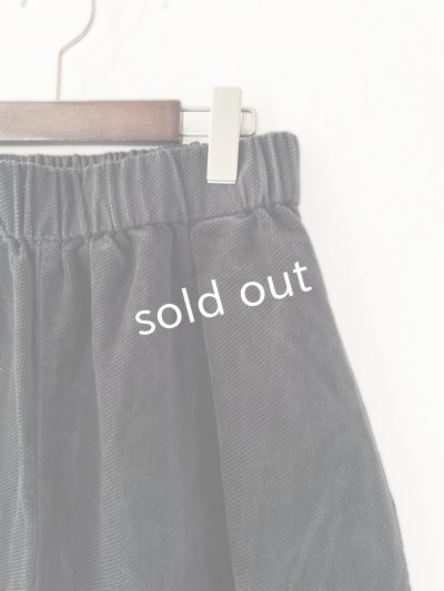 画像2: SO／綾コーデュロイカーブパンツ・チャコール