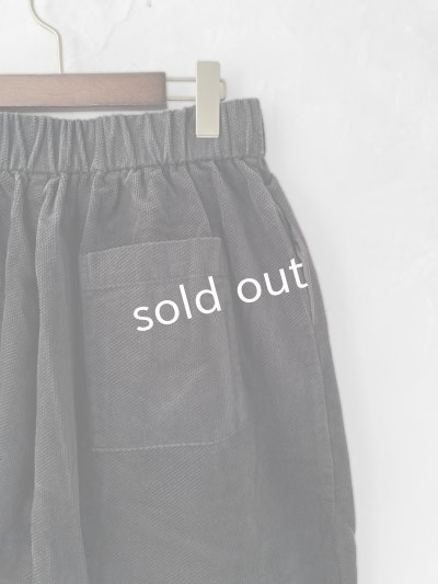 画像6: SO／綾コーデュロイカーブパンツ・チャコール