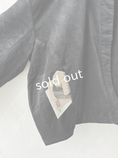 画像8: SO／綾コーデュロイコクーンジャケット・チャコール