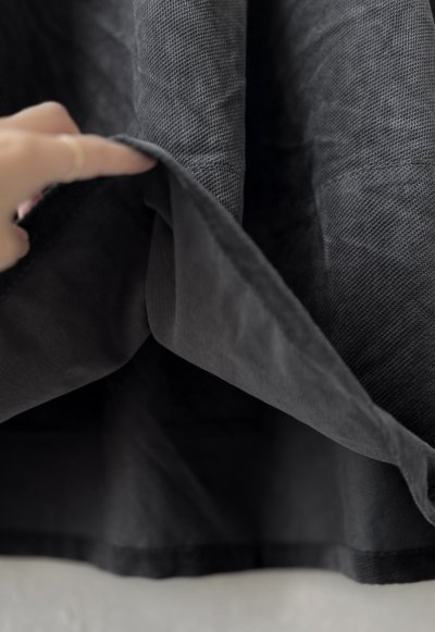 画像4: SO／綾コーデュロイコクーンスカート・チャコール