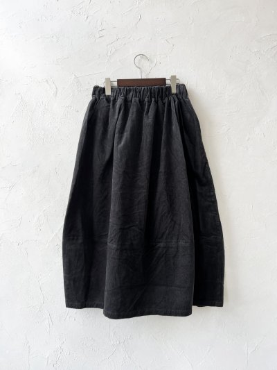 画像5: SO／綾コーデュロイコクーンスカート・チャコール
