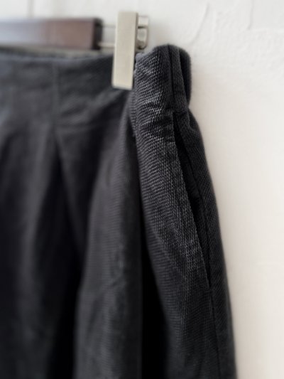 画像2: SO／綾コーデュロイコクーンスカート・チャコール