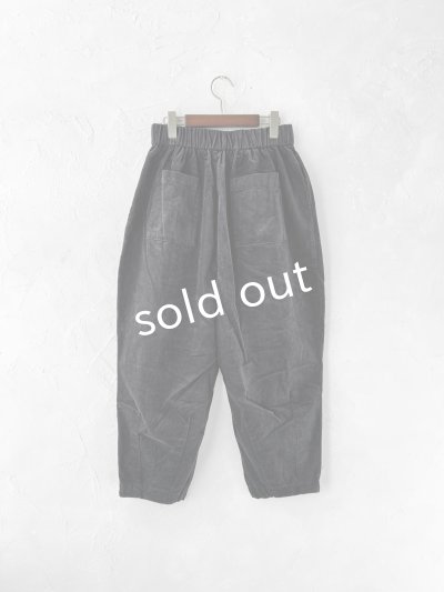 画像5: SO／綾コーデュロイカーブパンツ・チャコール