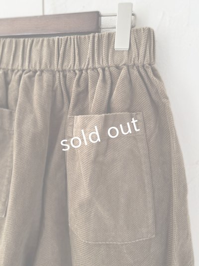 画像6: SO／綾コーデュロイカーブパンツ・カーキ