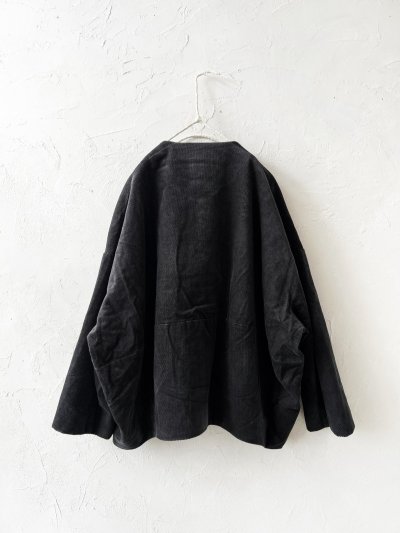 画像5: SO／綾コーデュロイコクーンジャケット・チャコール