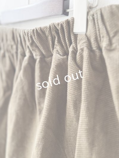 画像6: SO／綾コーデュロイコクーンスカート・カーキ