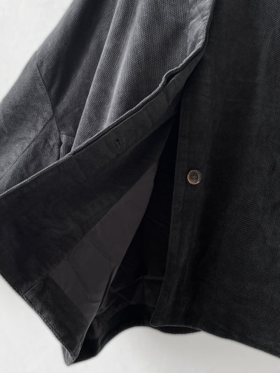 画像2: SO／綾コーデュロイコクーンジャケット・チャコール