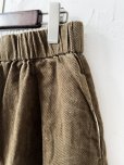 画像2: SO／綾コーデュロイカーブパンツ・カーキ (2)