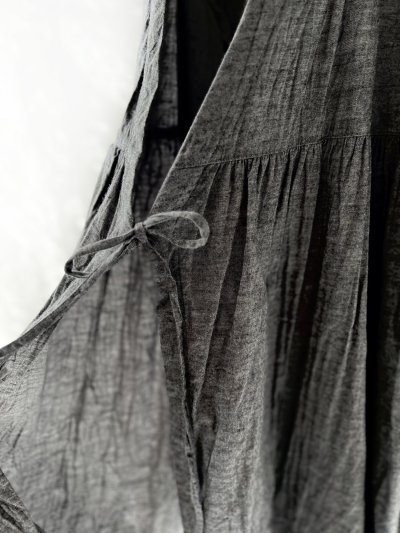 画像7: seasew.／103 起毛カシュクールワンピース・グレージュ