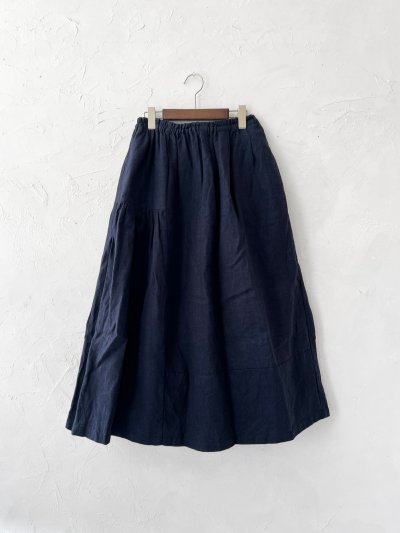 画像5: seasew.／704 起毛ランダムギャザースカート・ネイビー