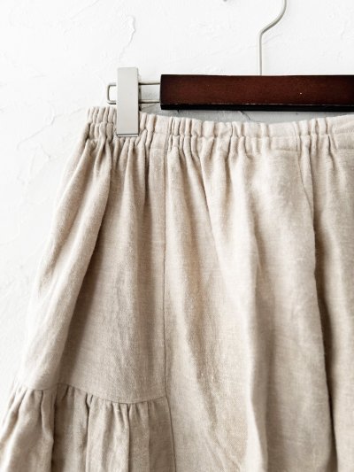 画像4: seasew.／704 起毛ランダムギャザースカート・ベージュ