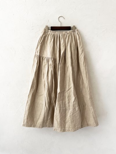 画像7: seasew.／704 起毛ランダムギャザースカート・ベージュ