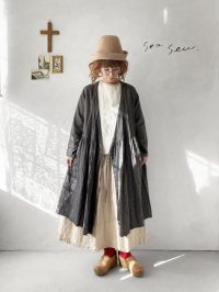 seasew.／103 起毛カシュクールワンピース・グレージュ