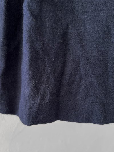 画像4: seasew.／704 起毛ランダムギャザースカート・ネイビー