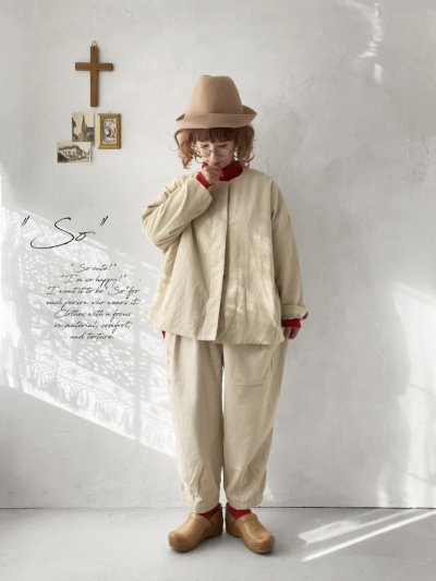 画像9: SO／綾コーデュロイカーブパンツ・チャコール