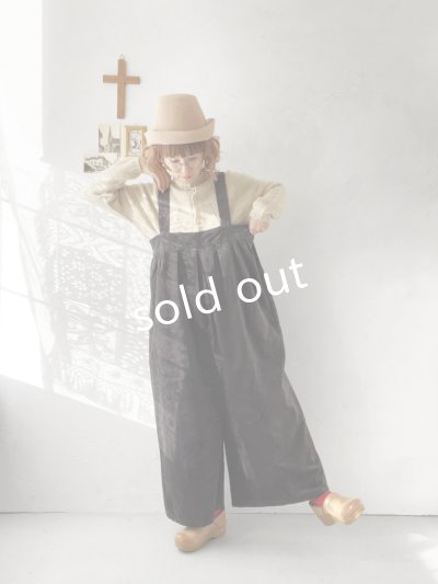 画像14: SO／綾コーデュロイサロペット・チャコール