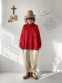 SO／くるりんポケットプルオーバー・レッド