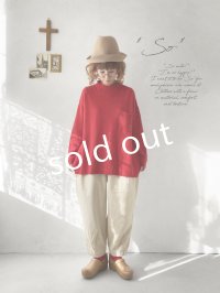 SO／くるりんポケットプルオーバー・レッド