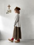 画像12: SO／綾コーデュロイコクーンスカート・チャコール (12)