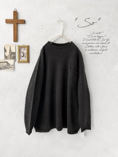 画像1: SO／くるりんポケットプルオーバー・スミクロ