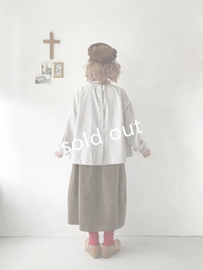 画像10: SO／綾コーデュロイコクーンスカート・ライトベージュ