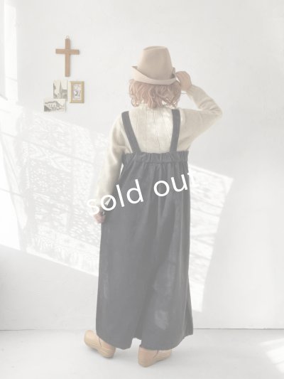 画像14: SO／綾コーデュロイサロペット・ライトベージュ