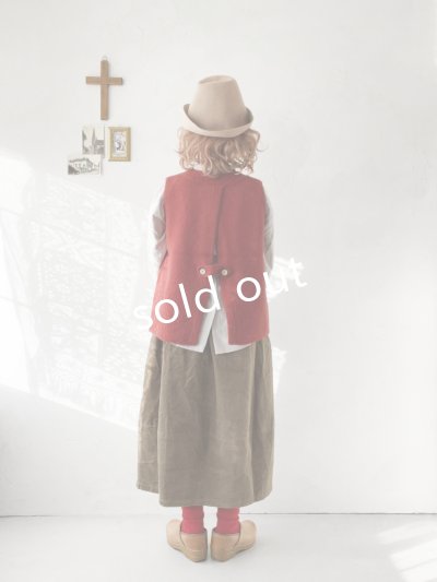 画像11: SO／後ろボタンニットベスト・サンドベージュ