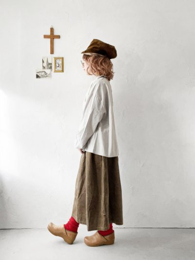 画像10: SO／重なり衿の2wayブラウス・グレーシャンブレー