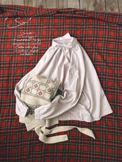 画像1: SO／重なり衿の2wayブラウス・ライトピンク