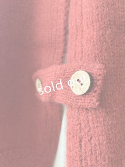 画像9: SO／後ろボタンニットベスト・オキシドレッド