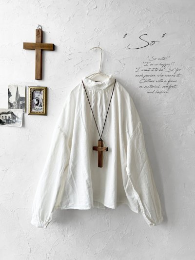 画像3: SO／重なり衿の2wayブラウス・オフ