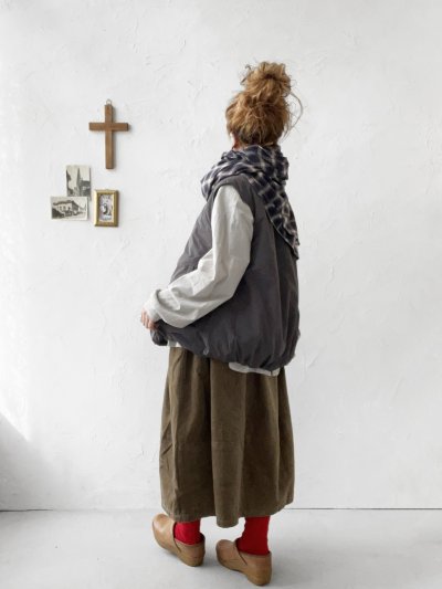 画像7: SO／ふわふわキルティングベスト・スミクロ