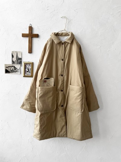 画像5: SO／ふわふわキルティングコート・ベージュ