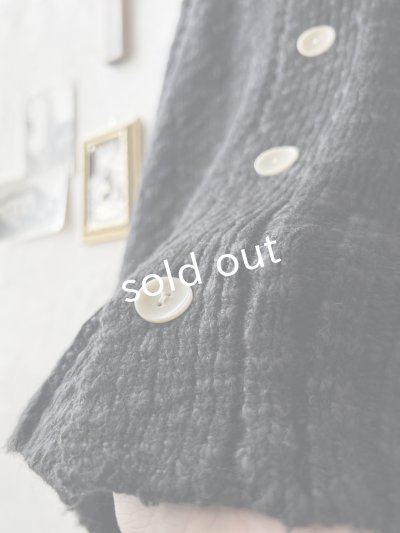 画像6: SO／スラブニットカーディガン・ブラック