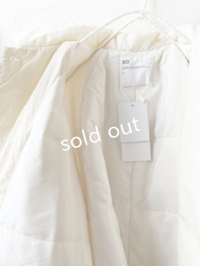 画像7: SO／ふわふわ中綿キルティングコート・キナリ